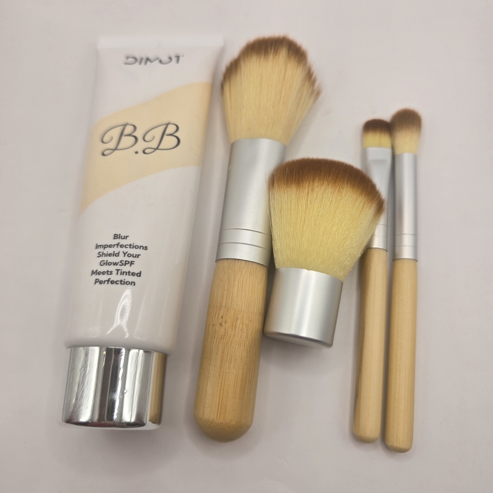 LOT OF 2 DIMOT BB CREAM FAIR WITH MAKE UP BRUSHES - Picture 15 of 16
